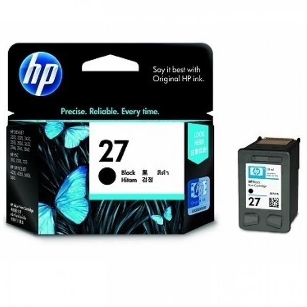 HP 27 Black Ink Cartridge ( C8727AA) EL